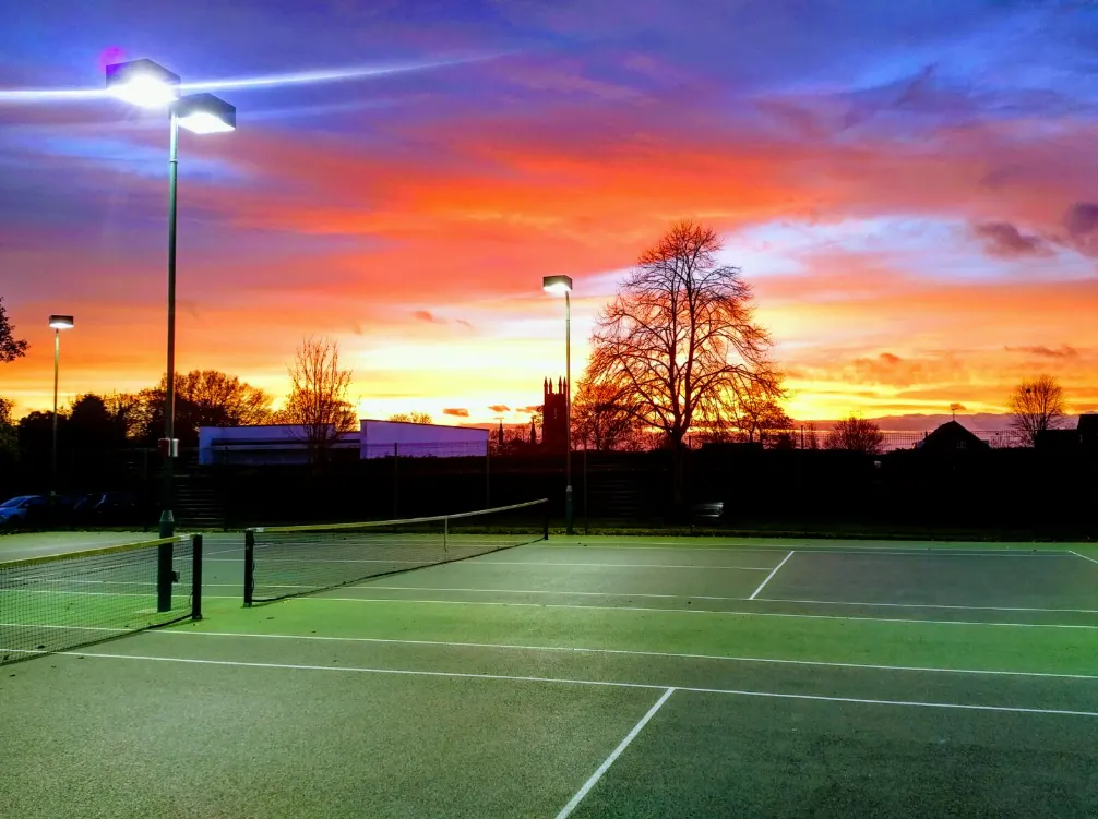 Tennis courts at Aldershot Tennis Club