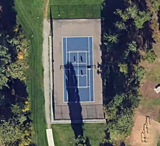 An Image of Tennis Courts at Blair Pond Park in Kelowna