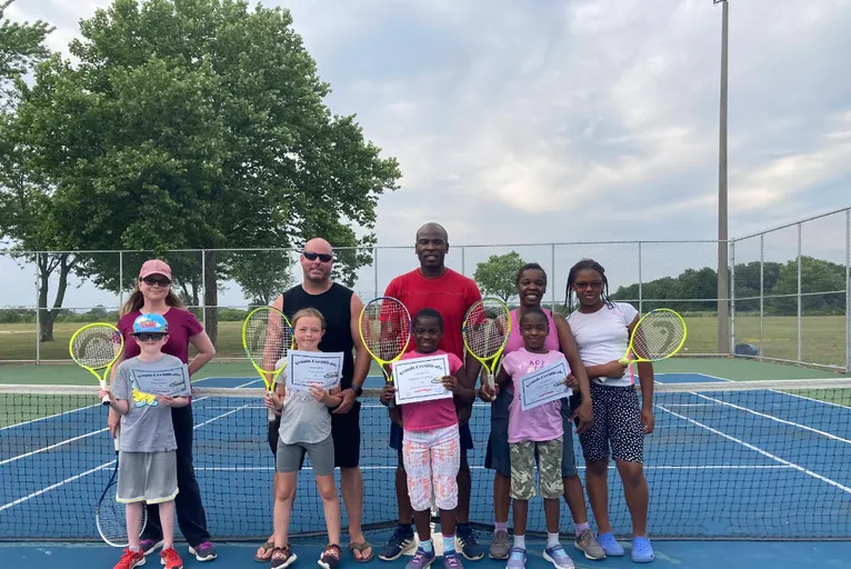 An Image of Tennis Courts at AMA Tennis & Badminton Court in Amherstburg
