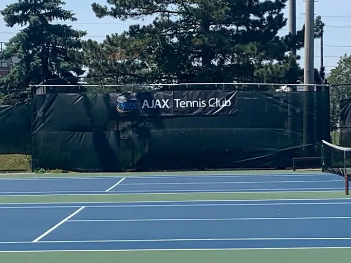 An Image of Tennis Courts at Ajax Tennis Club in Ajax