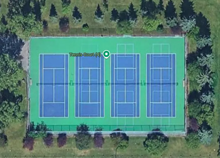 An Image of Tennis Courts at Albert Park in Calgary