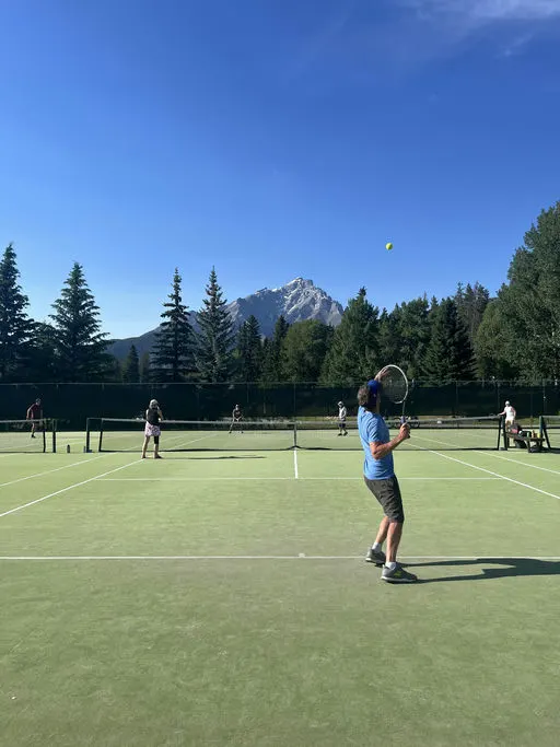 An Image of Tennis Courts at Banff Springs Tennis Club in Banff