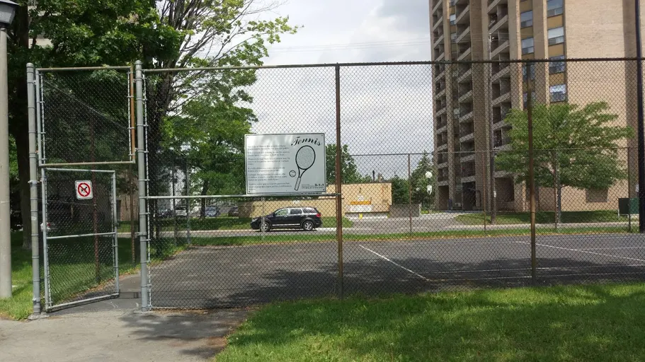 An Image of Tennis Courts at Bingham Park in Ottawa