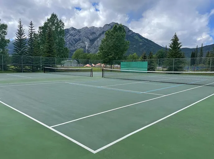 An Image of Tennis Courts at Banff Recreation Grounds in Banff