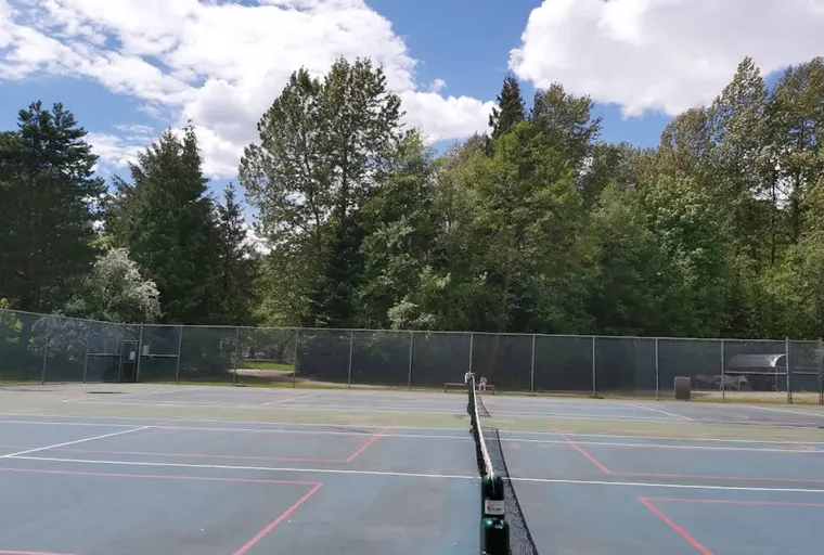 An Image of Tennis Courts at Brennan Park in Squamish