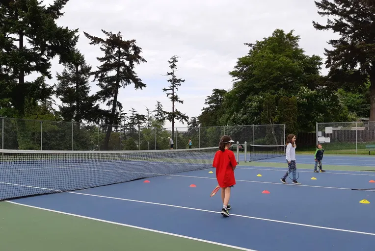 An Image of Tennis Courts at Banfield Park in Victoria
