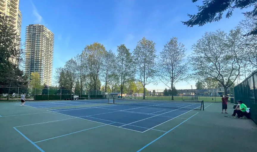 An Image of Tennis Courts at Bonsor Public Tennis Courts in Burnaby