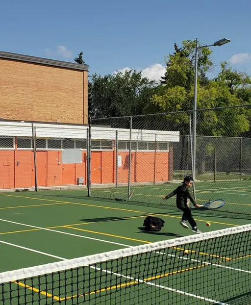 An Image of Tennis Courts at Bonnie Doon Leisure Centre in Edmonton
