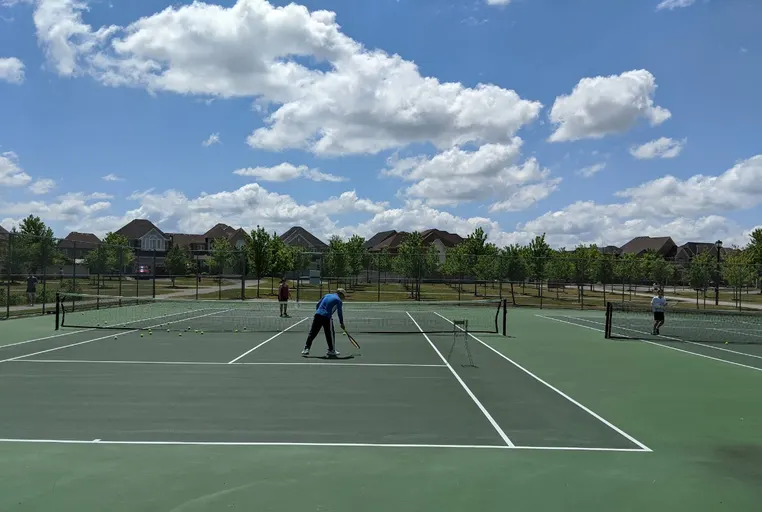 An Image of Tennis Courts at Berczy Park South in Markham
