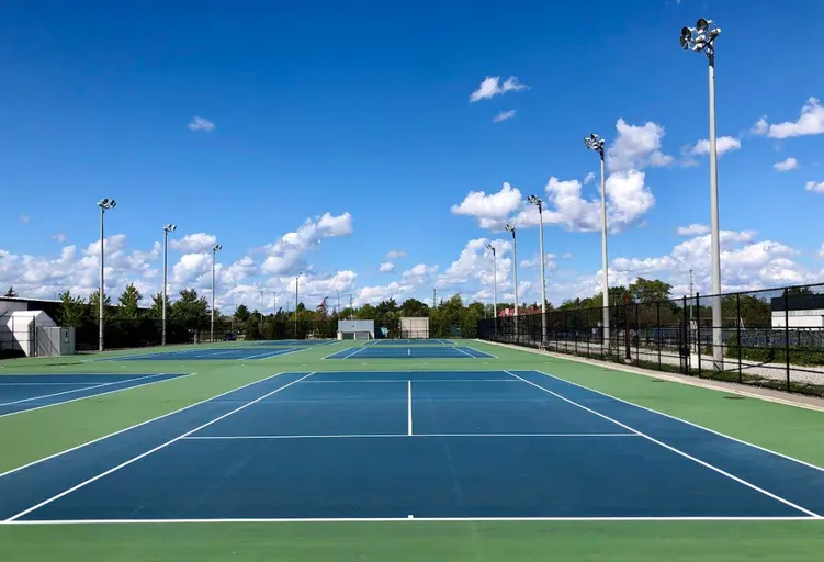An Image of Tennis Courts at Bramalea Tennis Club in Brampton