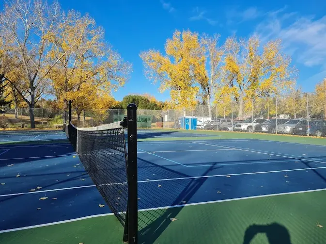 An Image of Tennis Courts at Canmore Park in Calgary