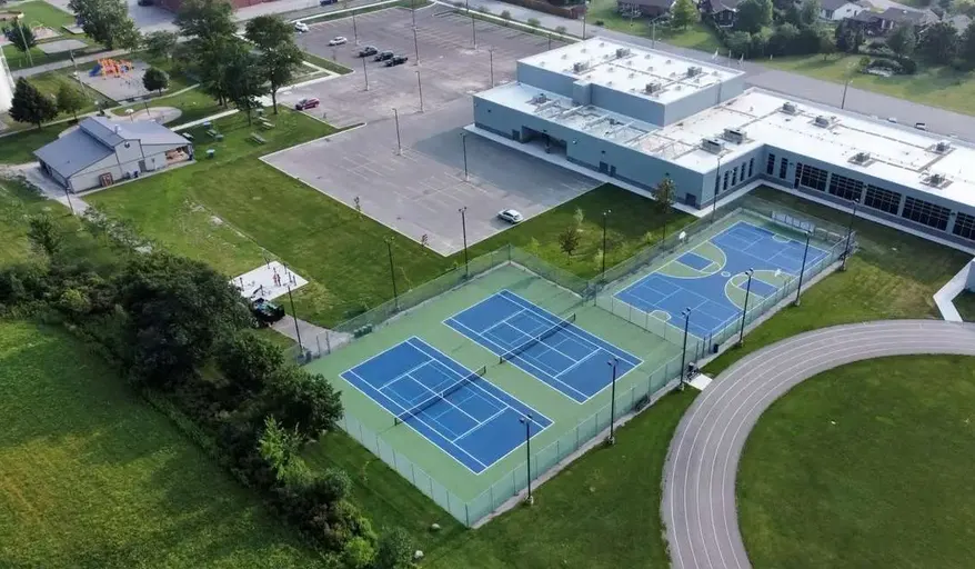 An Image of Tennis Courts at Centennial Park in Brampton