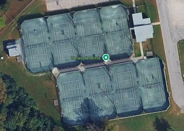 An Image of Tennis Courts at Centre Sportif Alphonse-Desjardins in Trois-Rivières