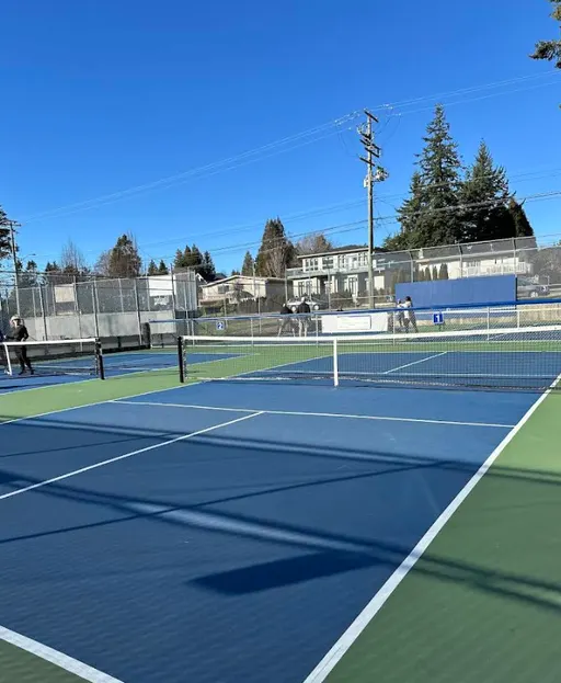 An Image of Tennis Courts at Centennial Park in White Rock
