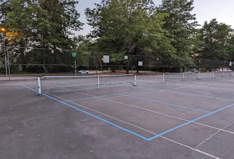 An Image of Tennis Courts at Champlain Heights Park in Vancouver