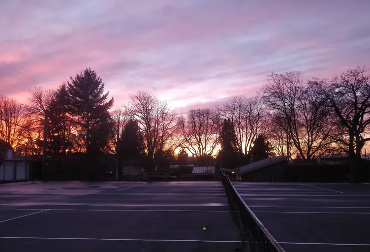 An Image of Tennis Courts at Burrard View Park in Vancouver