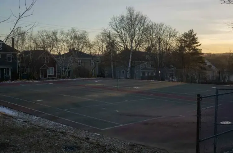 An Image of Tennis Courts at Dalhousie University in Halifax