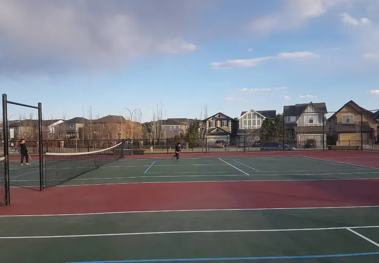An Image of Tennis Courts at Cranston Tennis Courts in Calgary