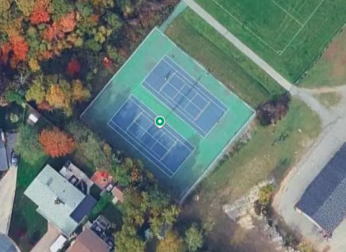 An Image of Tennis Courts at Crichton Park Elementary in Dartmouth