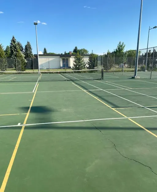 An Image of Tennis Courts at Dermott District Park in Edmonton