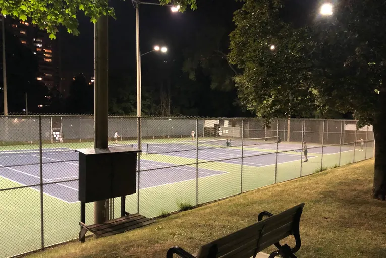 An Image of Tennis Courts at Davisville Tennis Club in Toronto