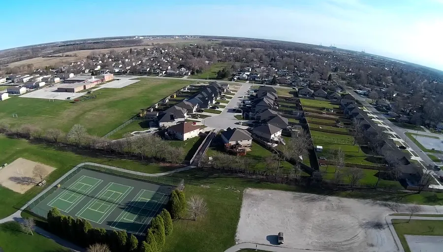 An Image of Tennis Courts at Corunna Athletic Park in Corunna