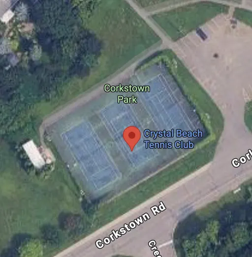An Image of Tennis Courts at Crystal Beach Tennis Club in Ottawa