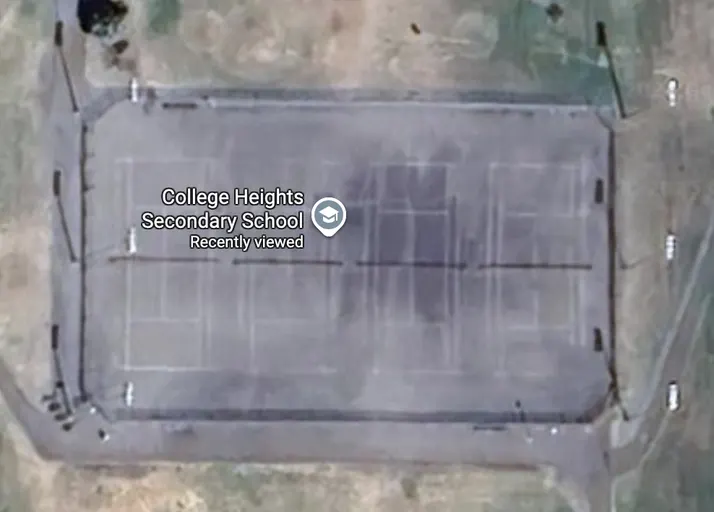 An Image of Tennis Courts at College Heights Secondary in Prince George