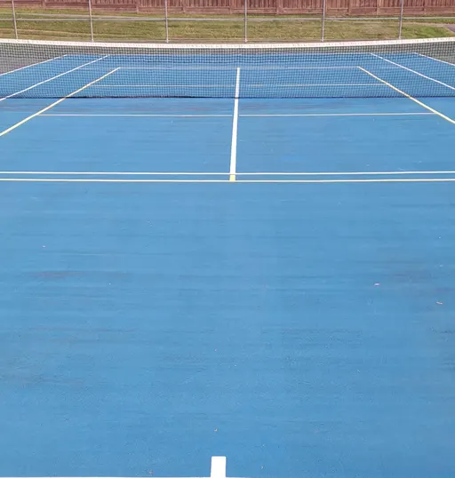 An Image of Tennis Courts at Denny Ross Park in Langley