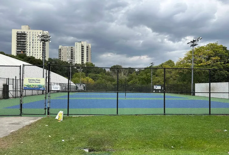 An Image of Tennis Courts at Eglinton Flats in Toronto