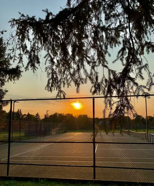 An Image of Tennis Courts at Exhibition Park in Guelph