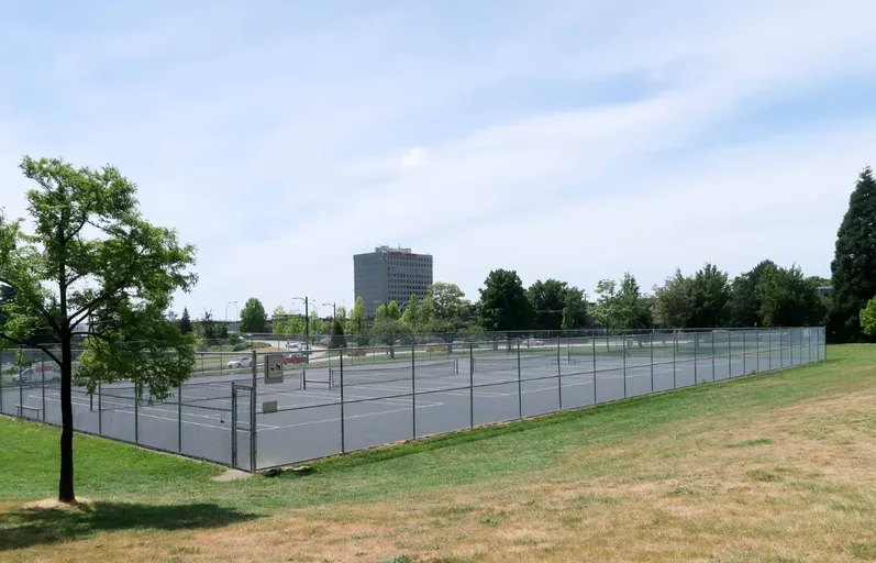 An Image of Tennis Courts at Eburne Park in Vancouver