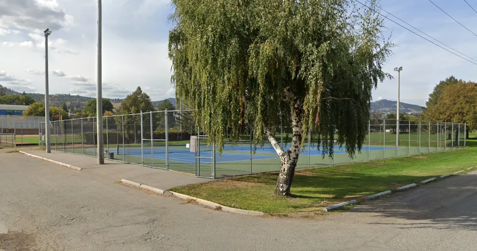 An Image of Tennis Courts at Exhibition Park in Kamloops