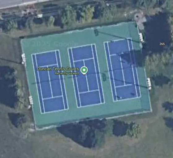 An Image of Tennis Courts at Duncan Park in Thornhill