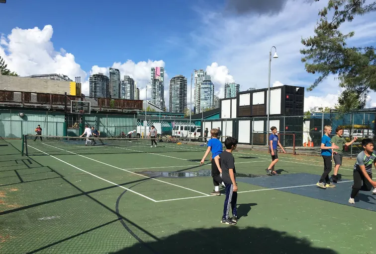 An Image of Tennis Courts at False Creek Community Centre in Vancouver