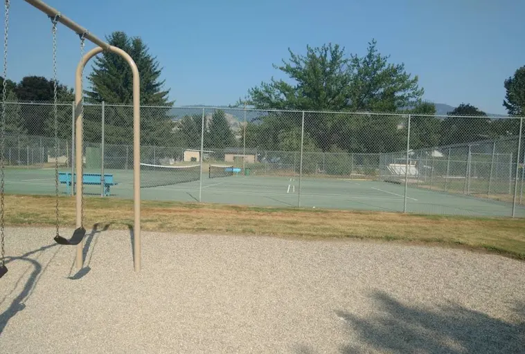 An Image of Tennis Courts at Edith Gay Park in Kelowna