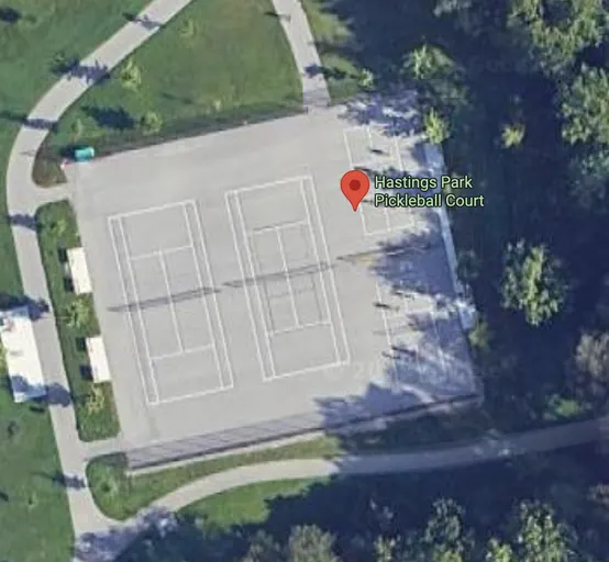 An Image of Tennis Courts at Hastings Park in London