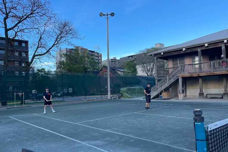 An Image of Tennis Courts at Hamilton Tennis Club in Hamilton
