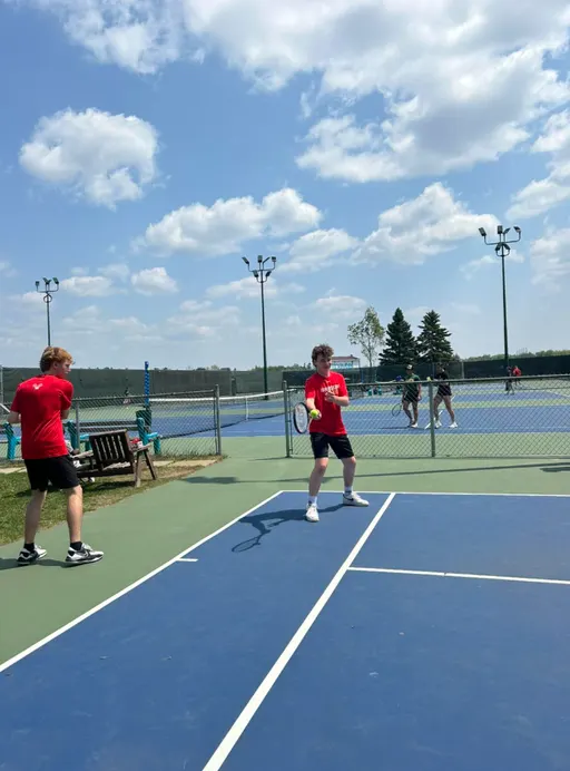 An Image of Tennis Courts at Hammarskjold High School in Thunder Bay