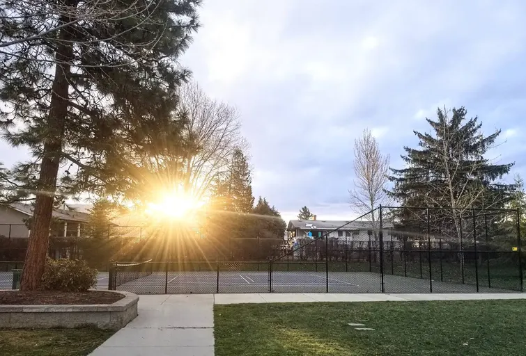 An Image of Tennis Courts at Gerstmar Park in Kelowna