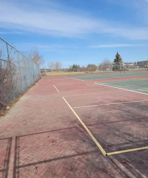 An Image of Tennis Courts at Forest Park in Saskatoon