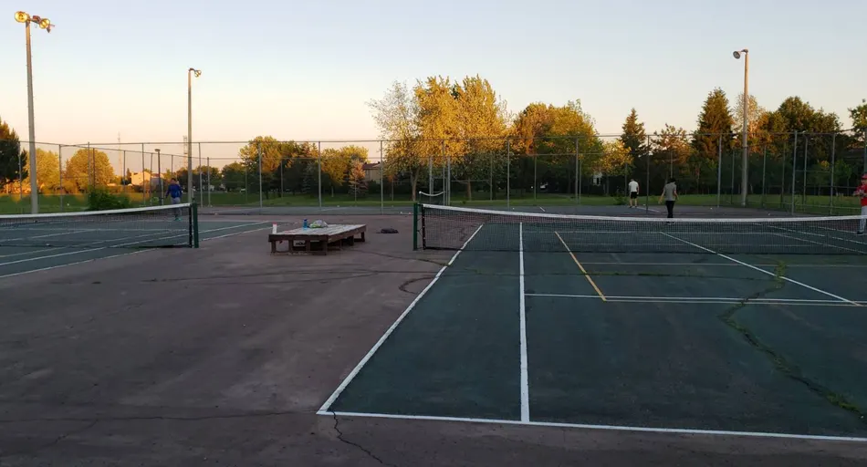 An Image of Tennis Courts at Gardenway Park in Ottawa