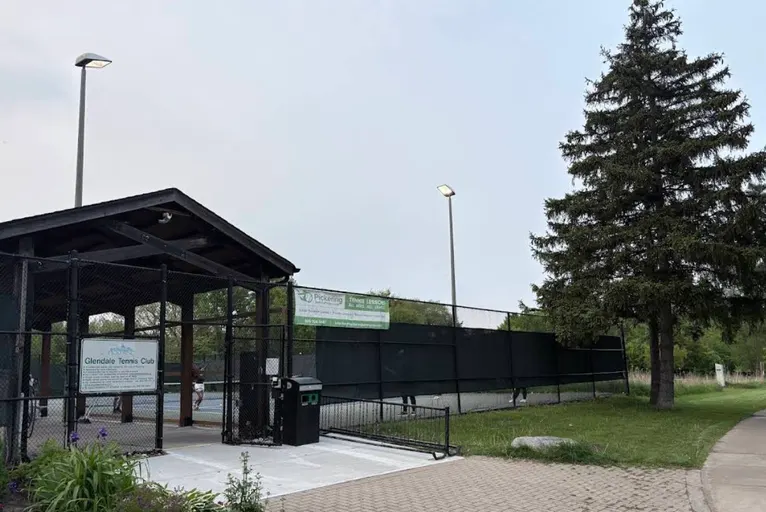 An Image of Tennis Courts at Glendale Tennis Club in Pickering