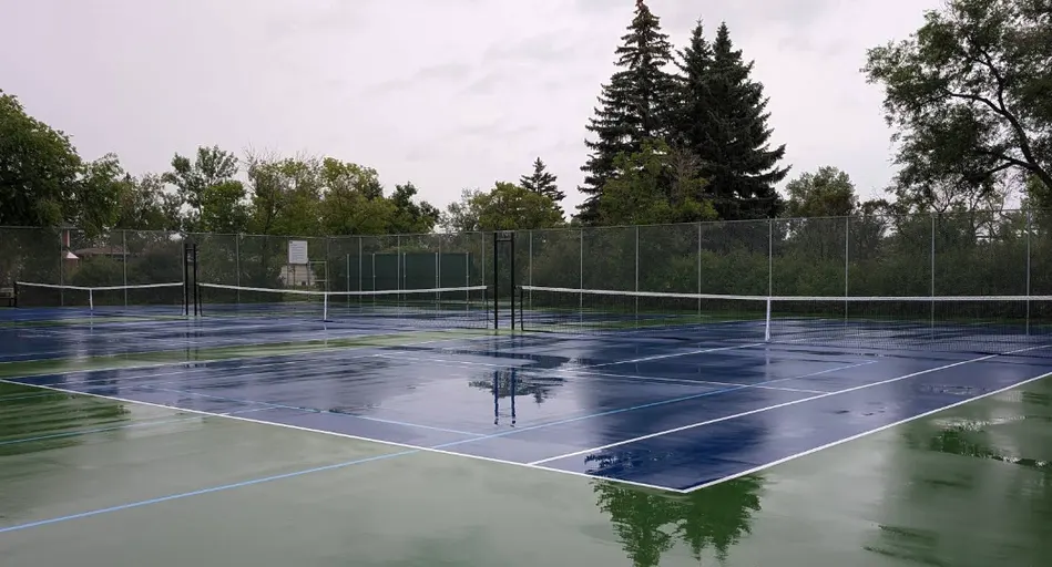 An Image of Tennis Courts at George Moss Tennis Courts in Calgary