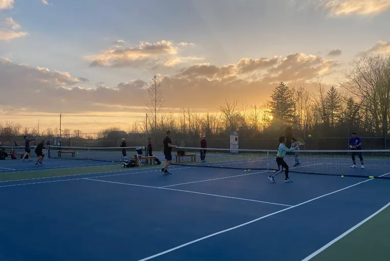 An Image of Tennis Courts at Joshua Creek Sports in Oakville