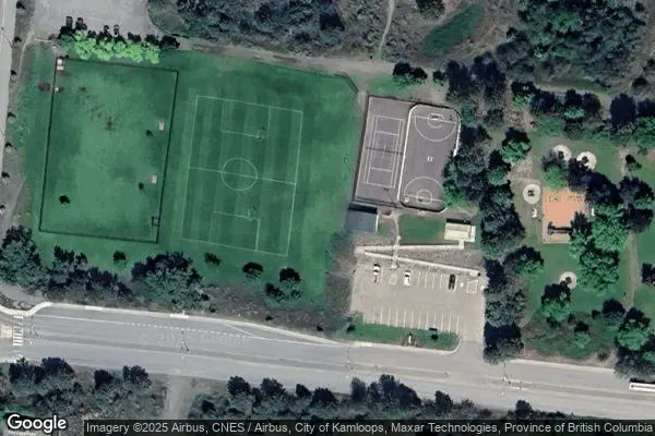 An Image of Tennis Courts at Juniper Park in Kamloops