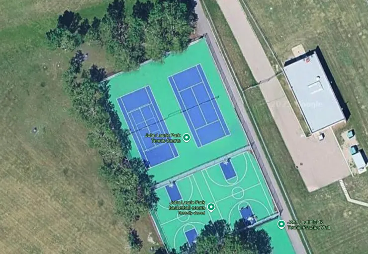 An Image of Tennis Courts at John Laurie Park in Calgary