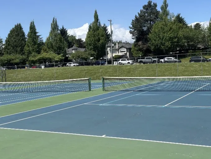 An Image of Tennis Courts at Kensington Park Tennis Courts in Burnaby
