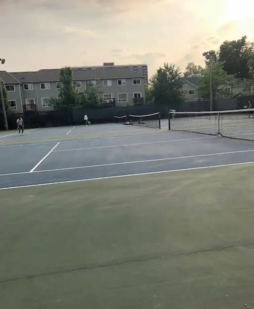 An Image of Tennis Courts at Heron Park Tennis Club in Scarborough