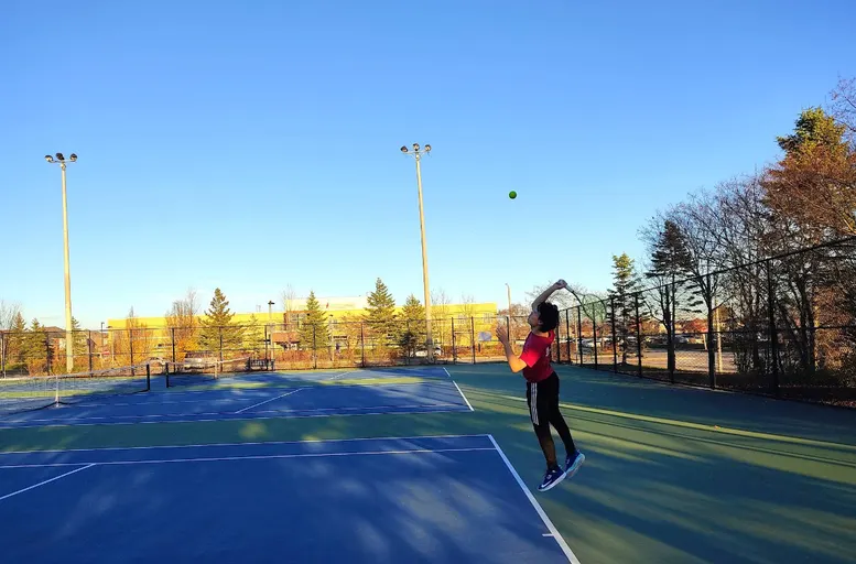 An Image of Tennis Courts at Headwaters Community Park in Richmond Hill